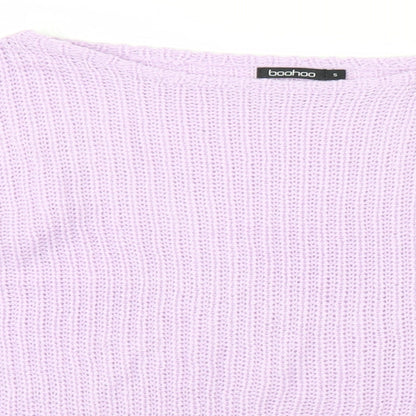 Boohoo Womens Blue   Pullover Jumper Size S