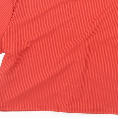 Womens UK Size 10 Miss Selfridge Red Cardigan Jumper