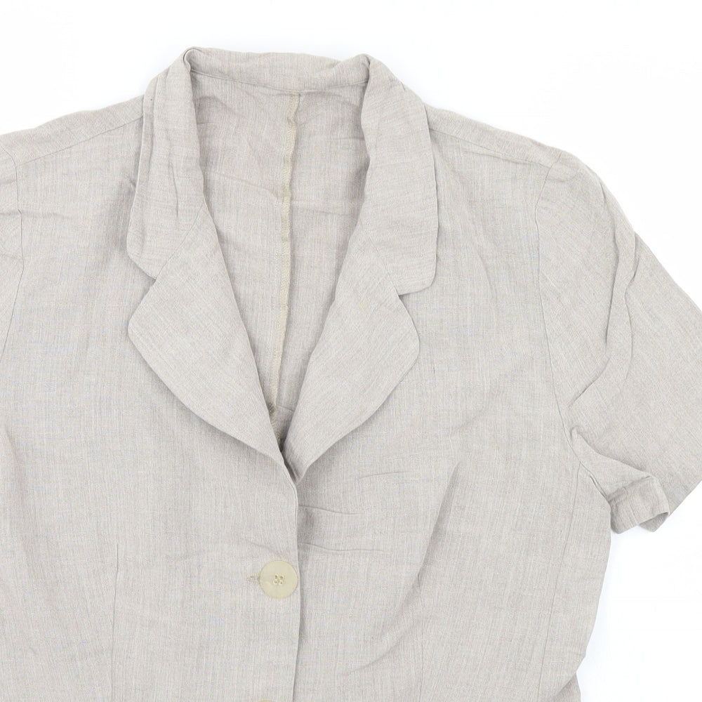Preworn Womens Grey   Vest Jumper