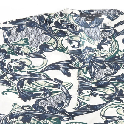 Primark Womens White Floral  Basic Blouse Size 10
