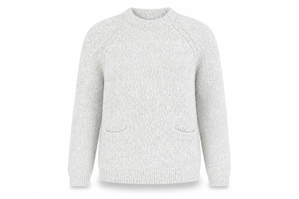 Womens UK Size 14 Preworn Grey Pullover Jumper