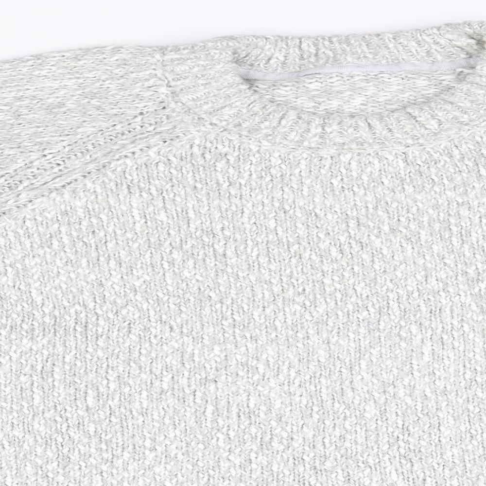 Womens UK Size 14 Preworn Grey Pullover Jumper
