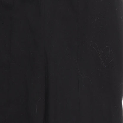 Womens UK Size 14 EWM Regular Fit  Black Trousers