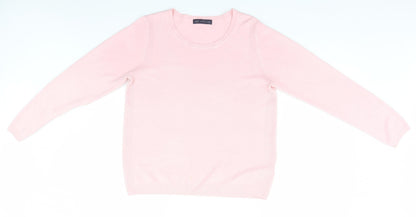 Womens UK Size 12 Marks and Spencer Pink Pullover Jumper