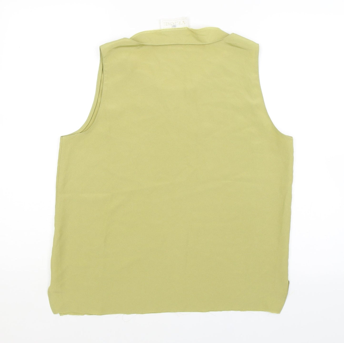 Womens UK Size 10 VERSE Green Basic Blouse
