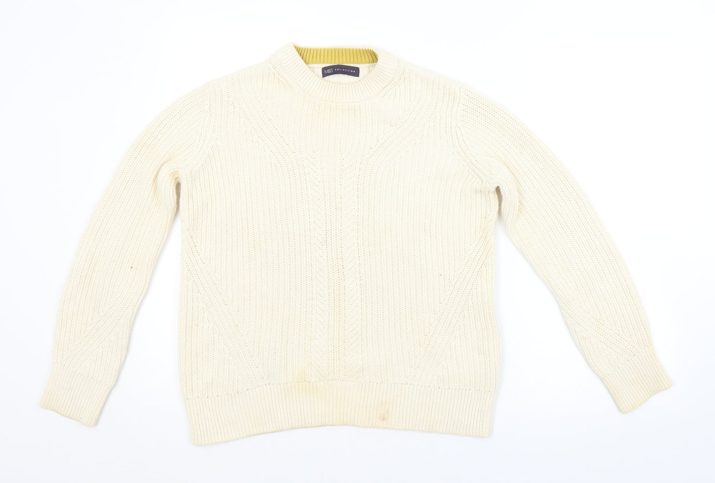 Womens UK Size  M&S Beige Pullover Jumper