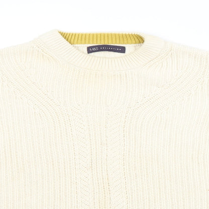 Womens UK Size  M&S Beige Pullover Jumper