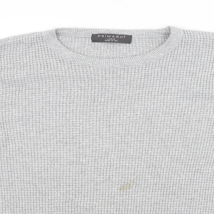 Primark Mens Grey   Pullover Jumper Size L
