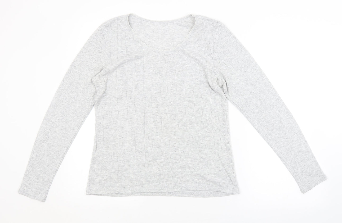Womens UK Size 16 M&S Grey Pullover Jumper