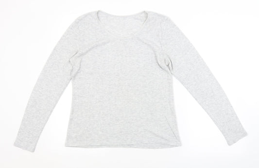 Womens UK Size 16 M&S Grey Pullover Jumper