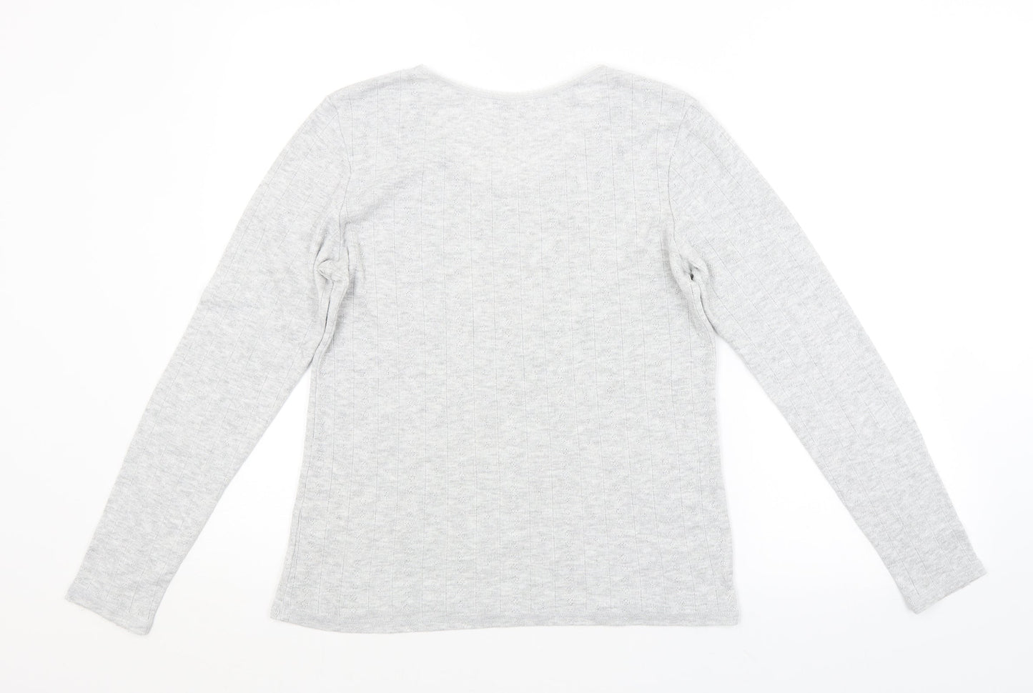 Womens UK Size 16 M&S Grey Pullover Jumper