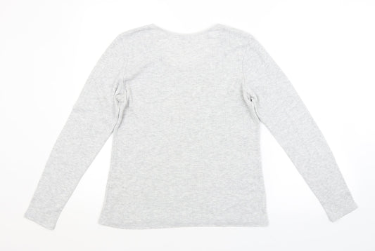Womens UK Size 16 M&S Grey Pullover Jumper