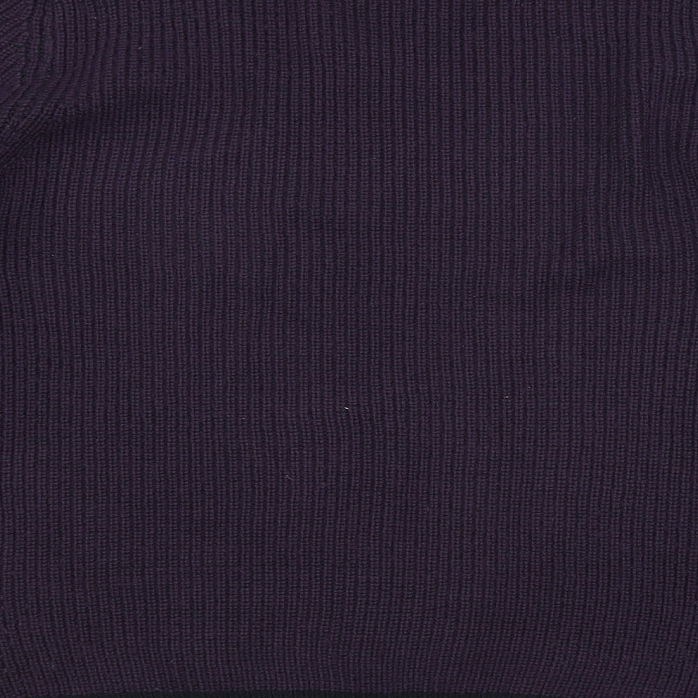 M&S Mens Purple   Pullover Jumper Size S