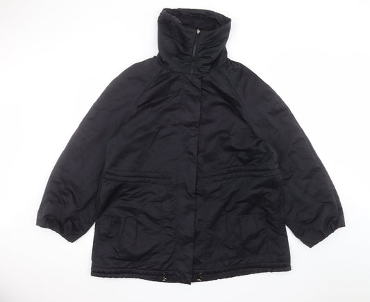 ELVI Womens Blue   Pea Coat Coat Size S