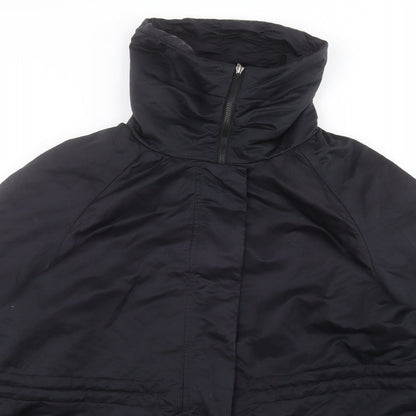 ELVI Womens Blue   Pea Coat Coat Size S