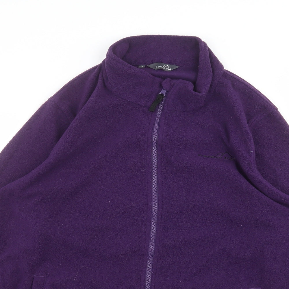 Freedom Trial Womens Purple   Full Zip Jumper Size 16