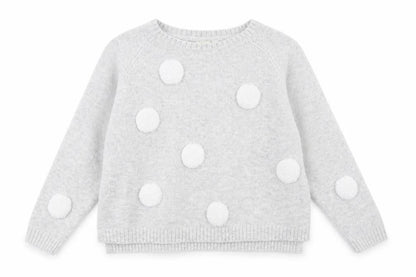 Womens UK Size L Papaya Grey Pullover Jumper
