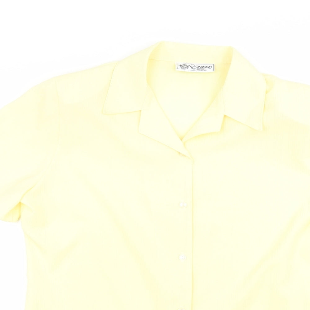 emma collection Womens Yellow   Cardigan Jumper Size 12