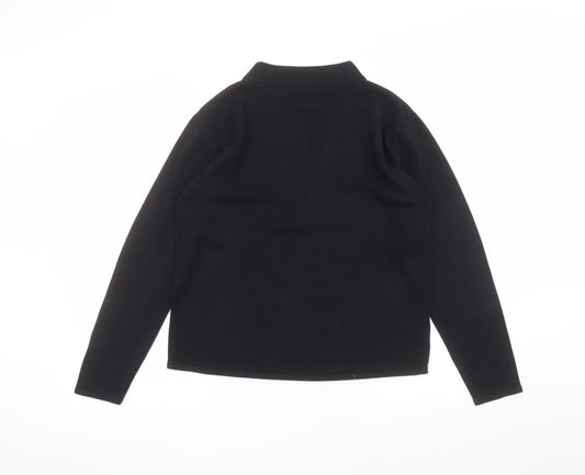 Womens UK Size M Lauren Taylor Black Pullover Jumper