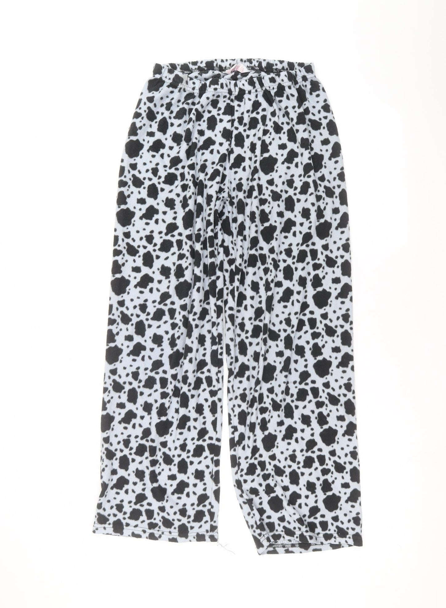 Secret Womens Blue Animal Print  Trousers  Size S L24 in