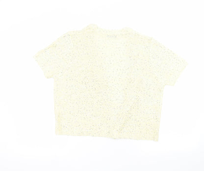 F&F Womens Yellow   Cardigan Jumper Size 16