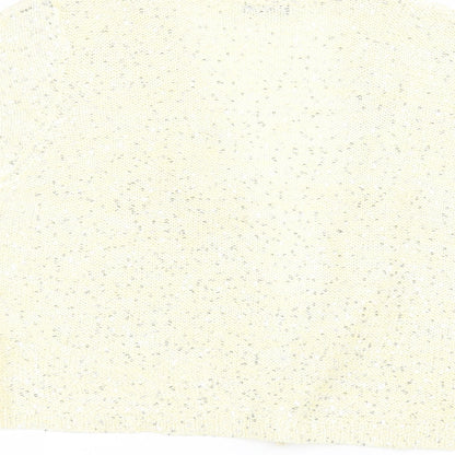 F&F Womens Yellow   Cardigan Jumper Size 16