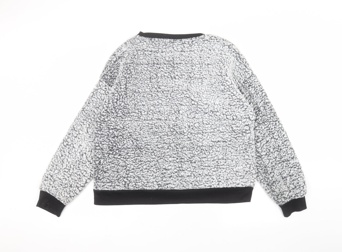 Back view of JACHS women’s grey jumper, size L