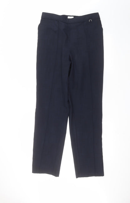 Womens UK Size 12 Marks and Spencer Regular Fit  Blue Trousers