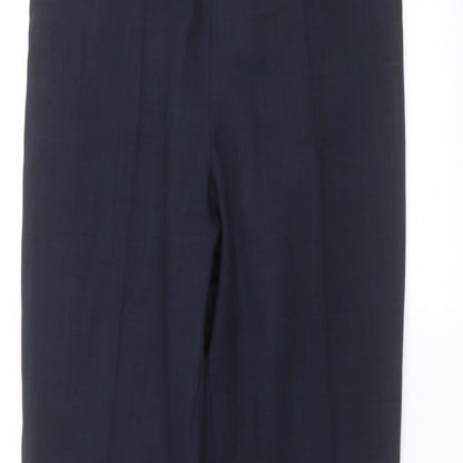 Womens UK Size 12 Marks and Spencer Regular Fit  Blue Trousers