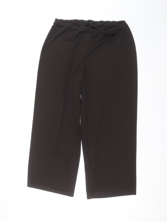 BM Womens Black   Trousers  Size 16 L24 in