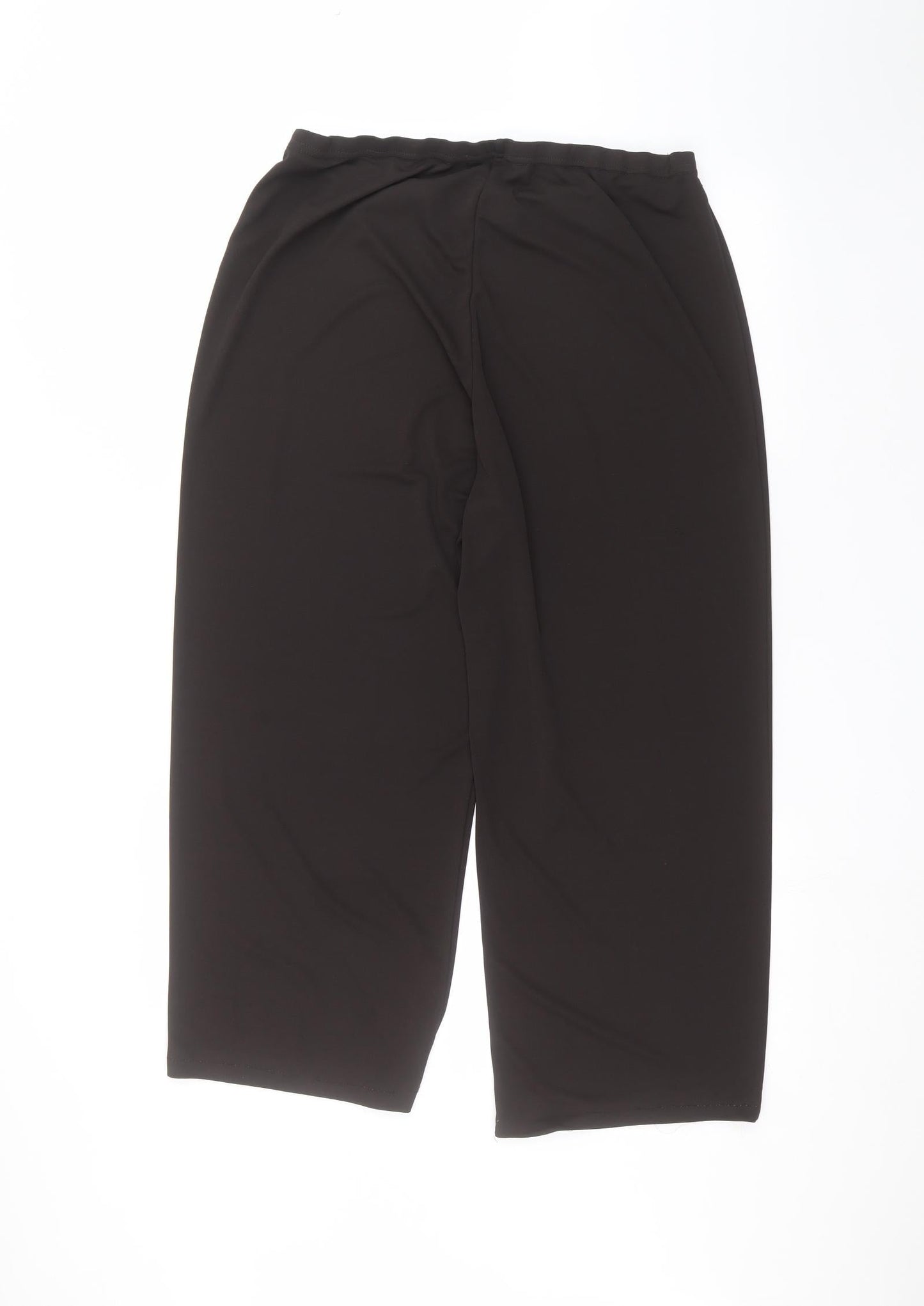 Womens UK Size 16 BM Regular Fit  Black Trousers