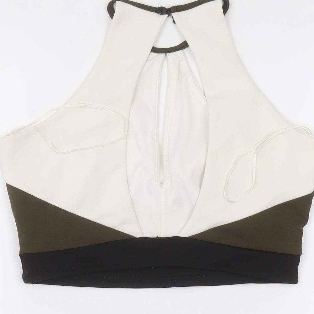 Boohoo Womens White   Basic Blouse Size 8
