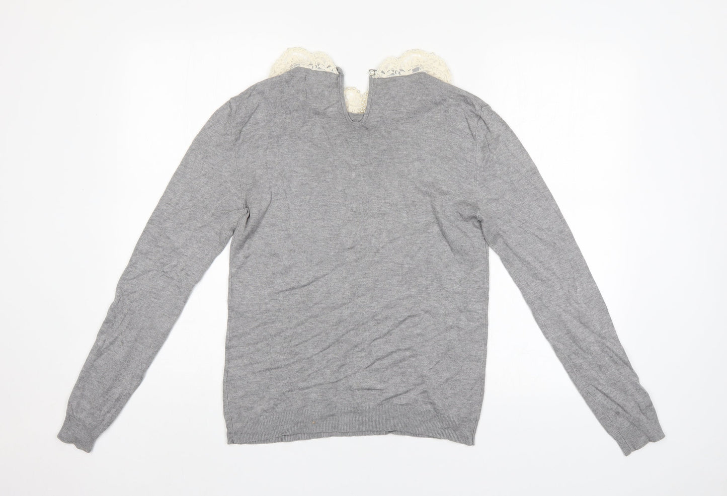 Womens UK Size 10 Atmosphere Grey Pullover Jumper