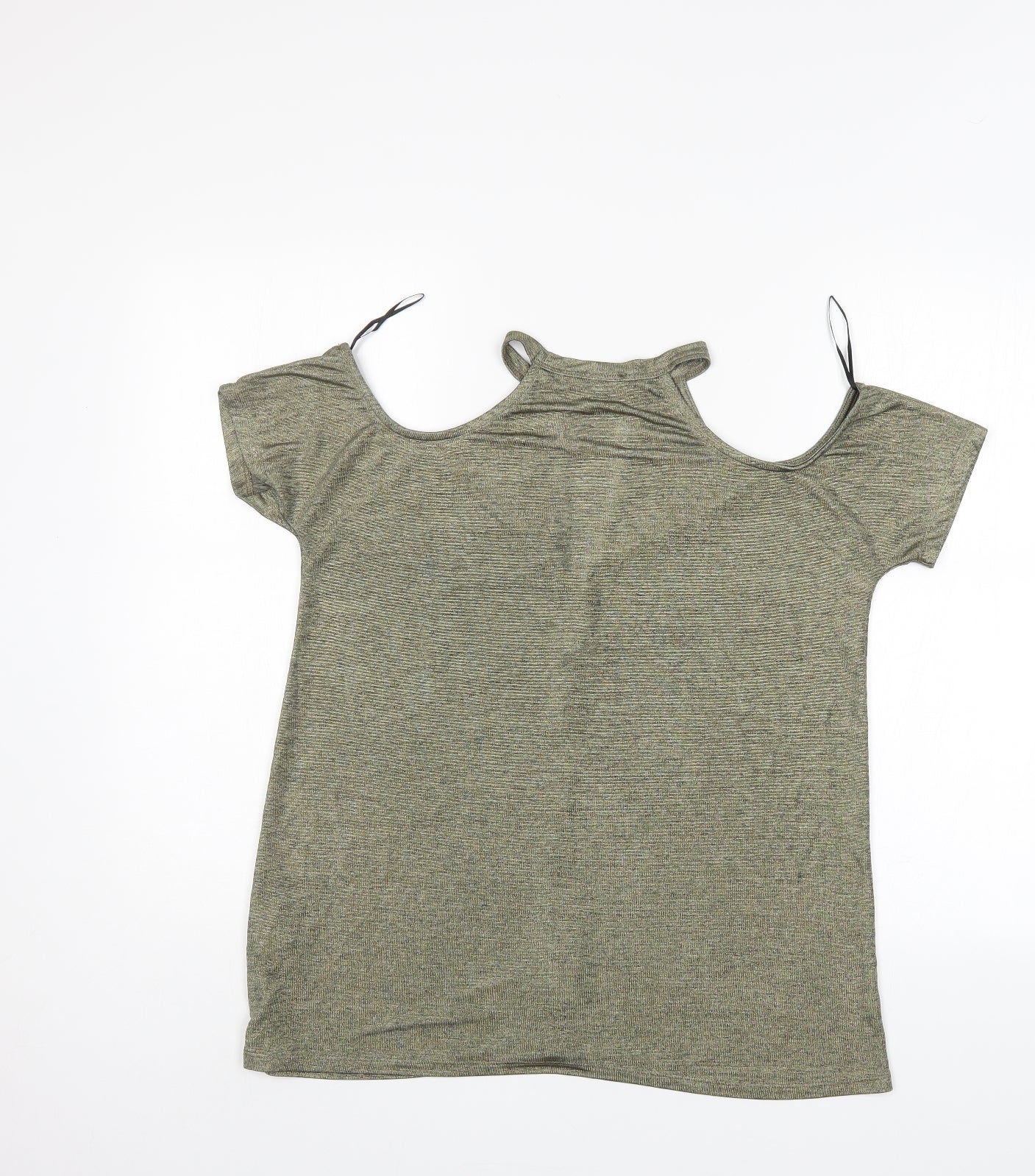 Womens UK Size 8 River Island Green Basic Blouse