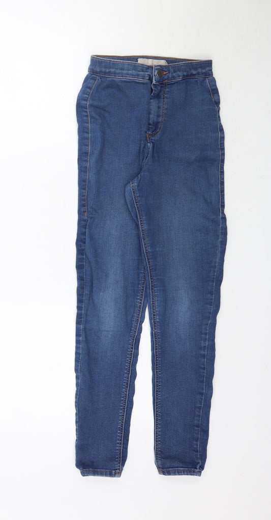 Topshop Womens Blue  Denim Skinny Jeans Size 26 in L27 in