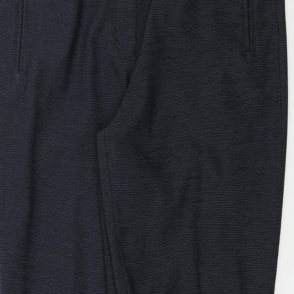 Womens UK Size 10 NEXT Regular Fit  Blue Trousers