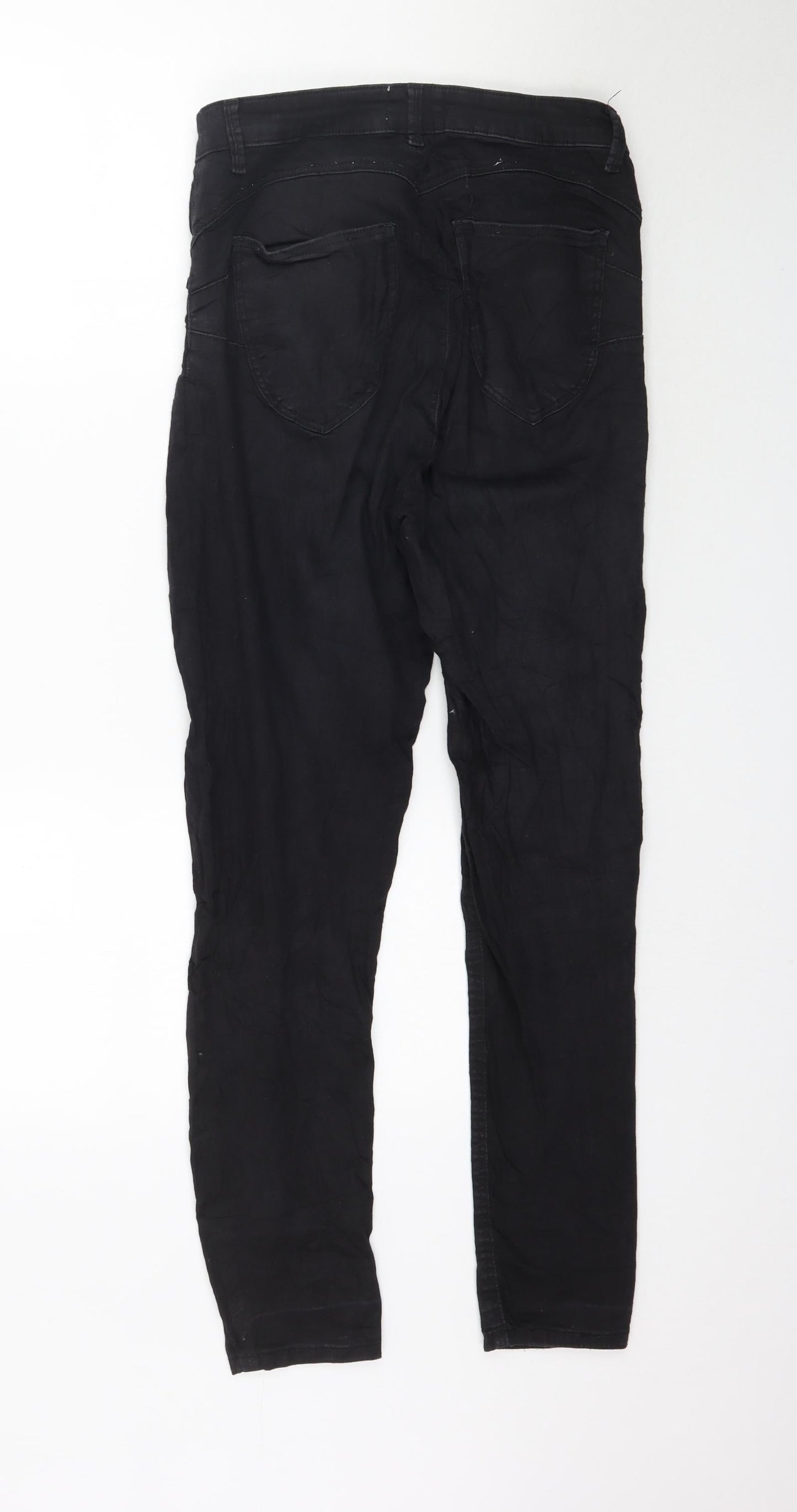 Womens UK Size 12 TALLY WEiJL Regular Fit Skinny Black Jeans