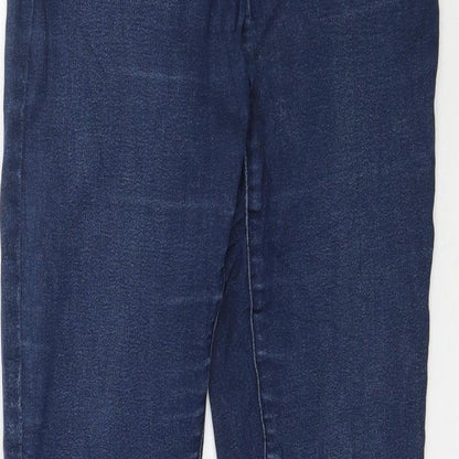 House Basic Womens Blue  Denim Skinny Jeans Size 6 L30 in