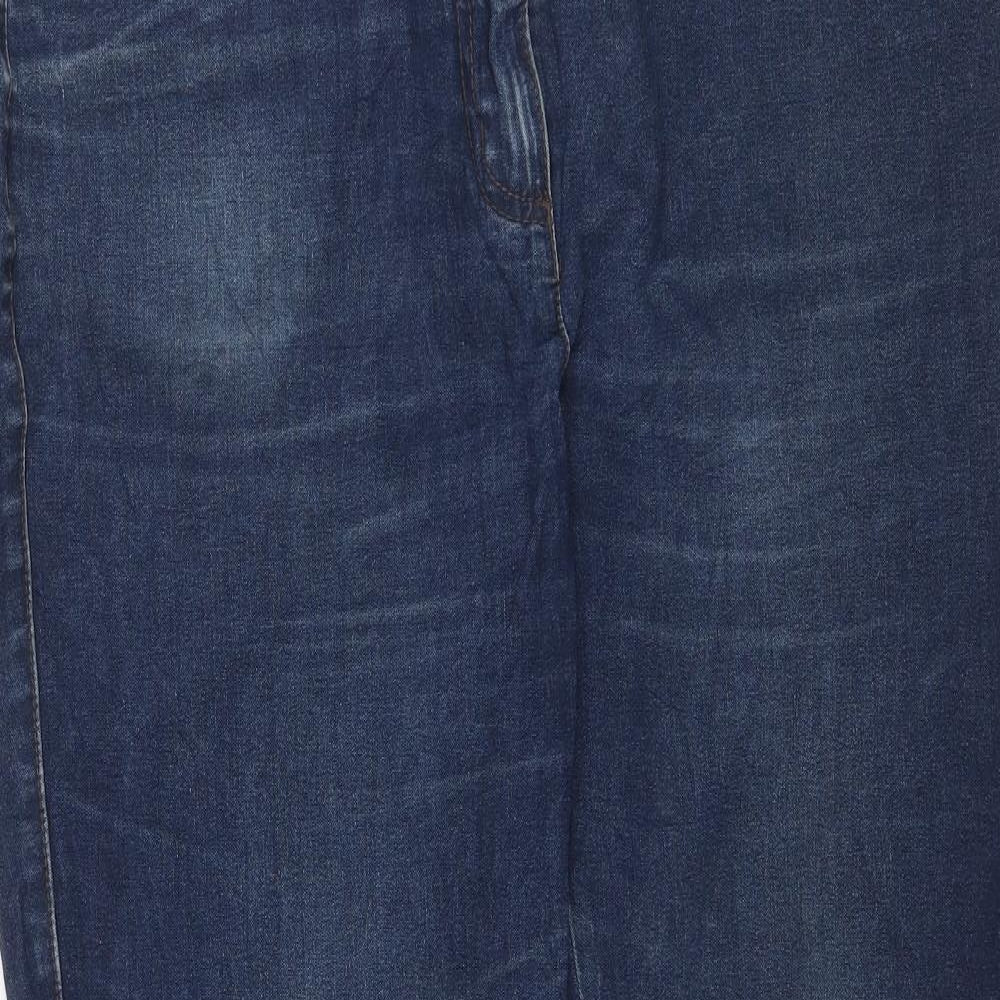 Camela Womens Blue  Denim Skinny Jeans Size 12 L27 in