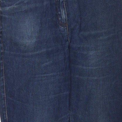 Camela Womens Blue  Denim Skinny Jeans Size 12 L27 in
