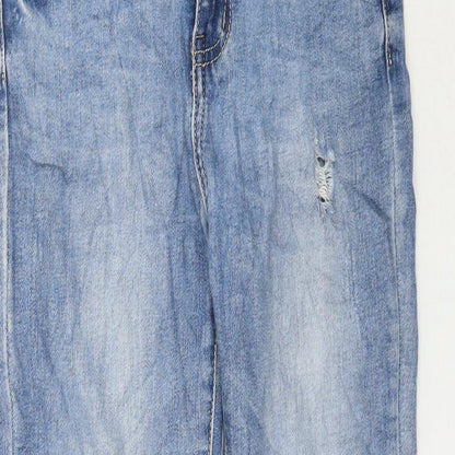 Womens UK Size 27 Preworn Regular Fit Skinny Blue Jeans