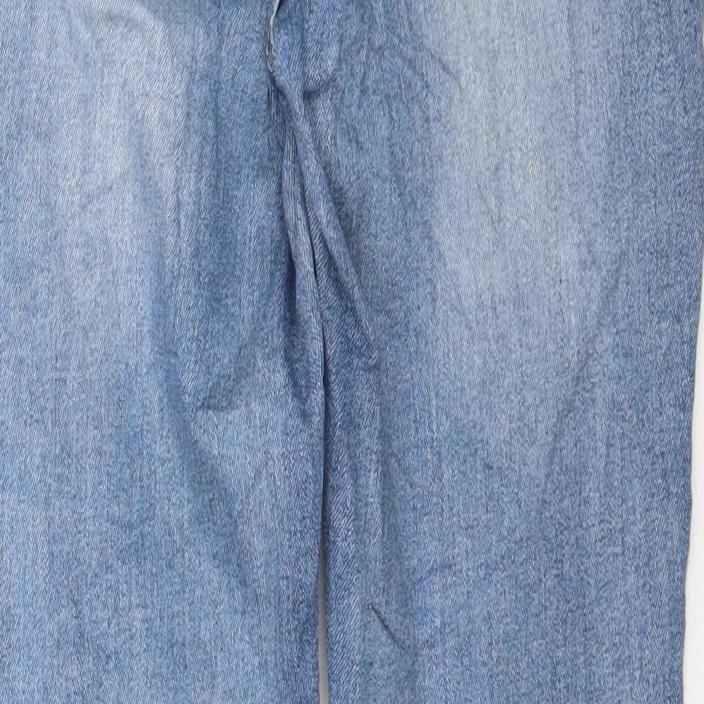 Womens UK Size 27 Preworn Regular Fit Skinny Blue Jeans