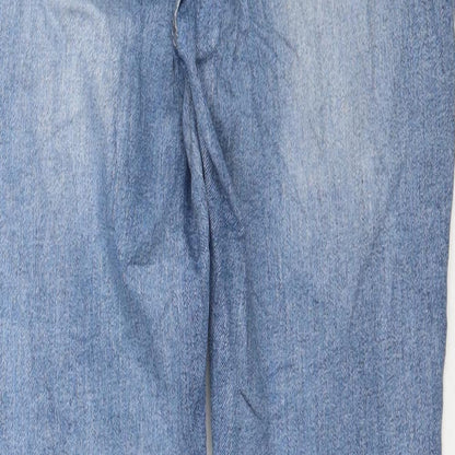 Womens UK Size 27 Preworn Regular Fit Skinny Blue Jeans