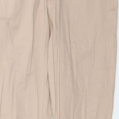 Rue Paris Womens Beige   Straight Jeans Size 8 L30 in