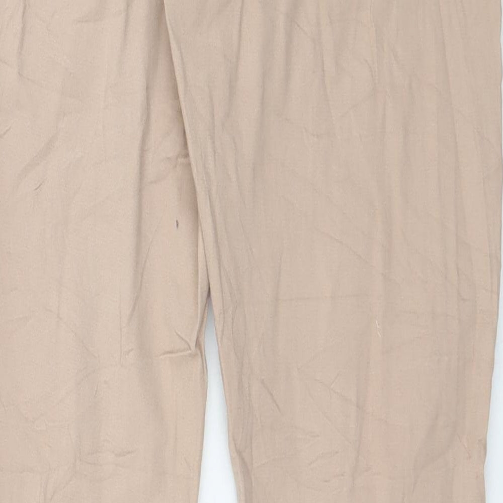 Rue Paris Womens Beige   Straight Jeans Size 8 L30 in