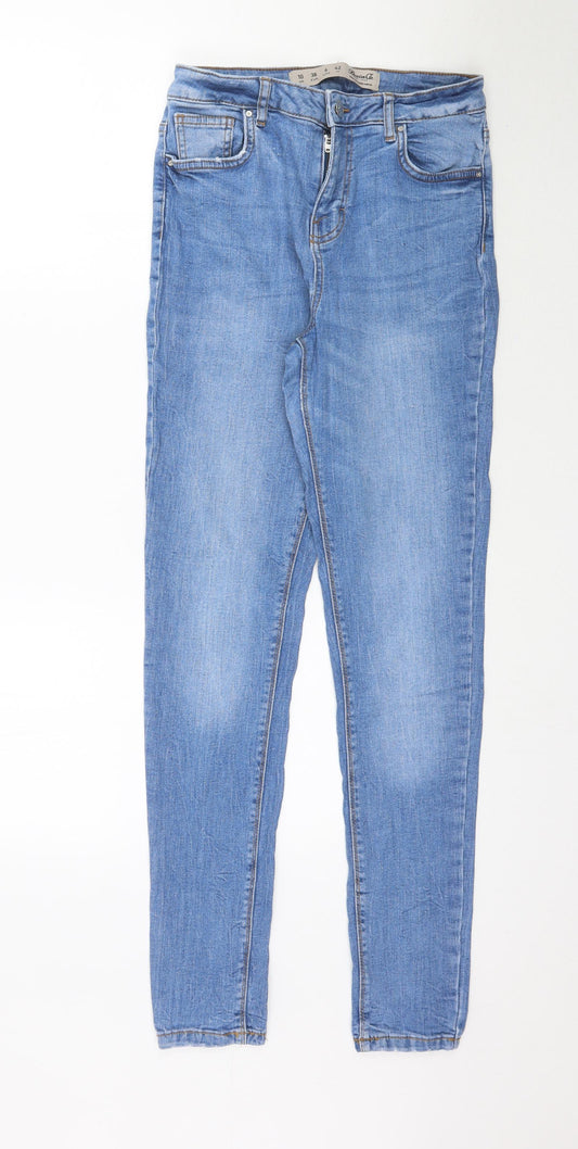 Denim Co Womens Blue  Denim Skinny Jeans Size 10 L31 in