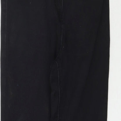 Matalan Womens Black  Denim Skinny Jeans Size 8 L25 in