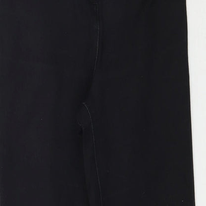 Womens UK Size 8 Papaya Regular Fit Skinny Black Jeans