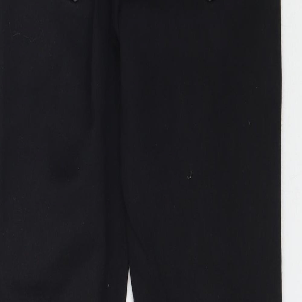 Womens UK Size 8 Papaya Regular Fit Skinny Black Jeans
