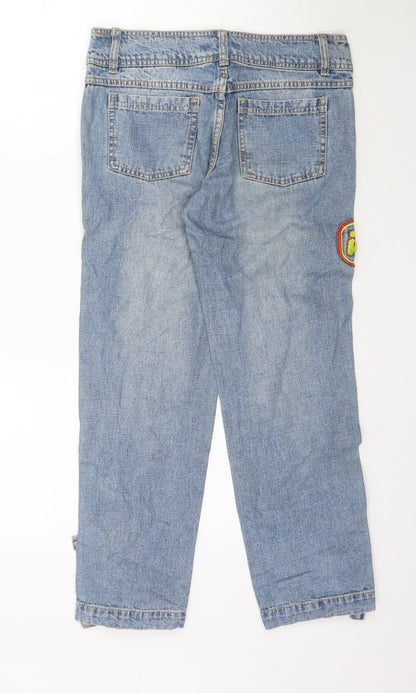 Prisca One Womens Blue  Denim Straight Jeans Size 8 L26 in